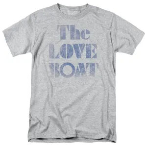 Love Boat Distressed Mens T Shirt Athletic Heather