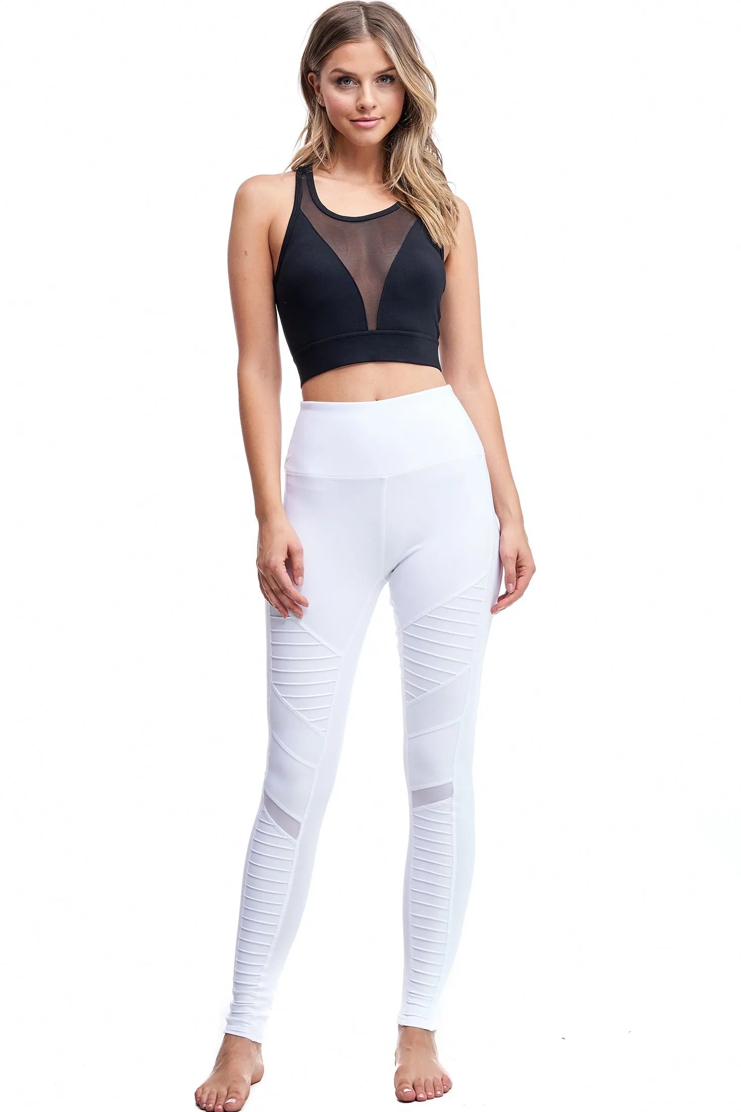 MALIBU MOTO LEGGINGS | WHITE