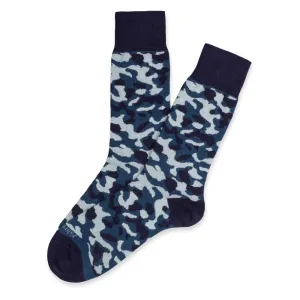 Men's Sock | Blue Camouflage