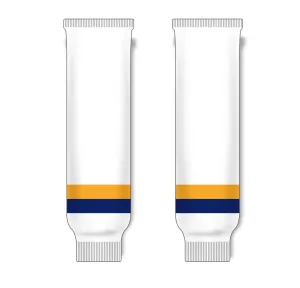Modelline White/Gold/Navy Ice Hockey Socks