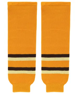 Mondelline Boston Bruins Winter Classic Gold Knit Ice Hockey Socks