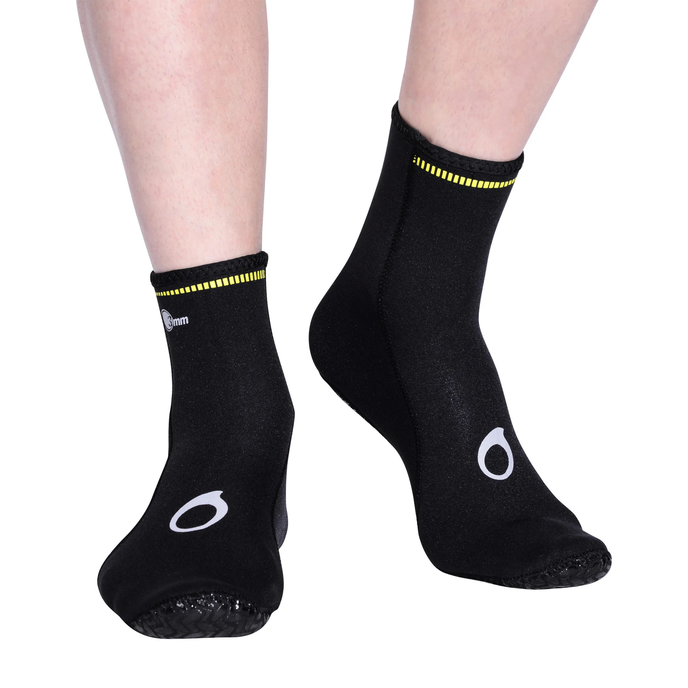 Neoprene diving socks 3 mm black SCD 100 Subea