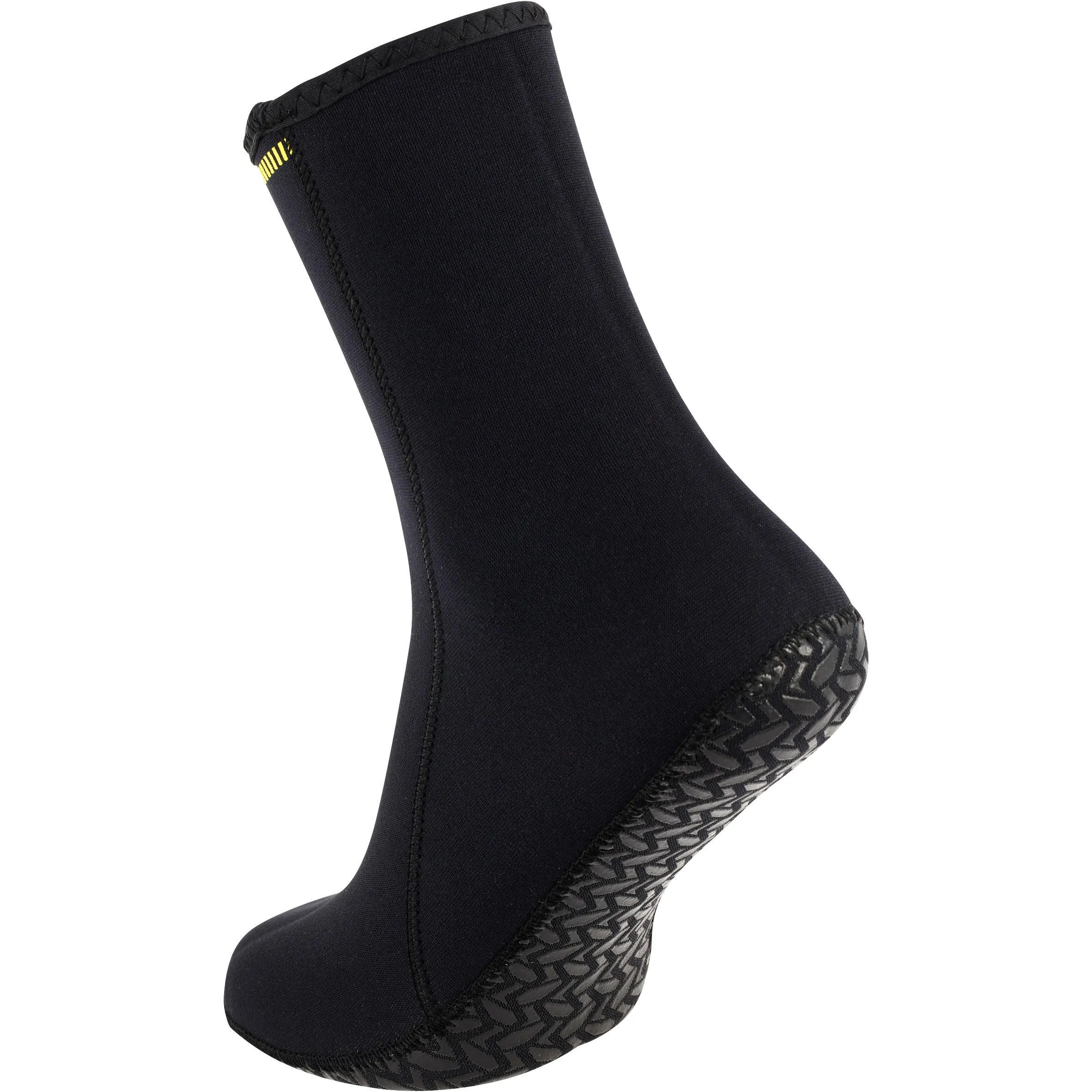 Neoprene diving socks 3 mm black SCD 100 Subea