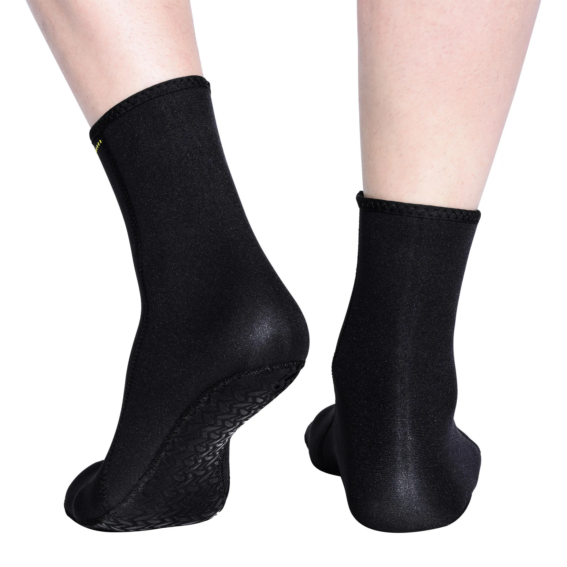 Neoprene diving socks 3 mm black SCD 100 Subea