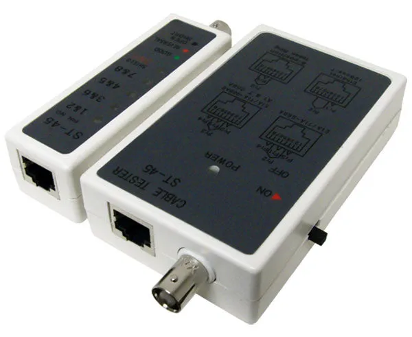 Network Cable Tester - RJ11, RJ12, RJ45 and BNC