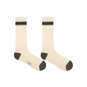 PAUL SMITH Sport Stripe Duo Socks - Beige
