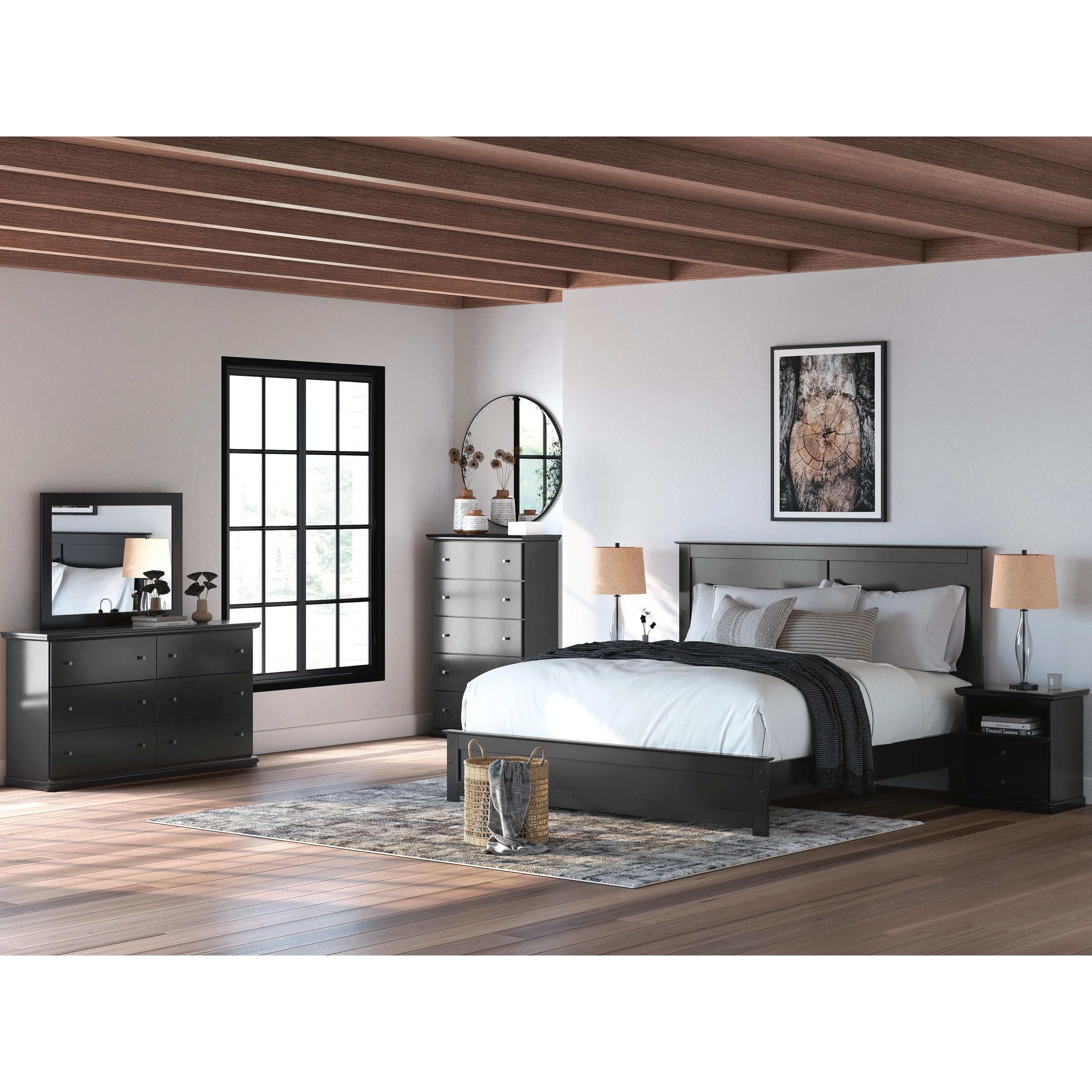 Signature Design by Ashley Maribel King Panel Bed B138-197/B138-72