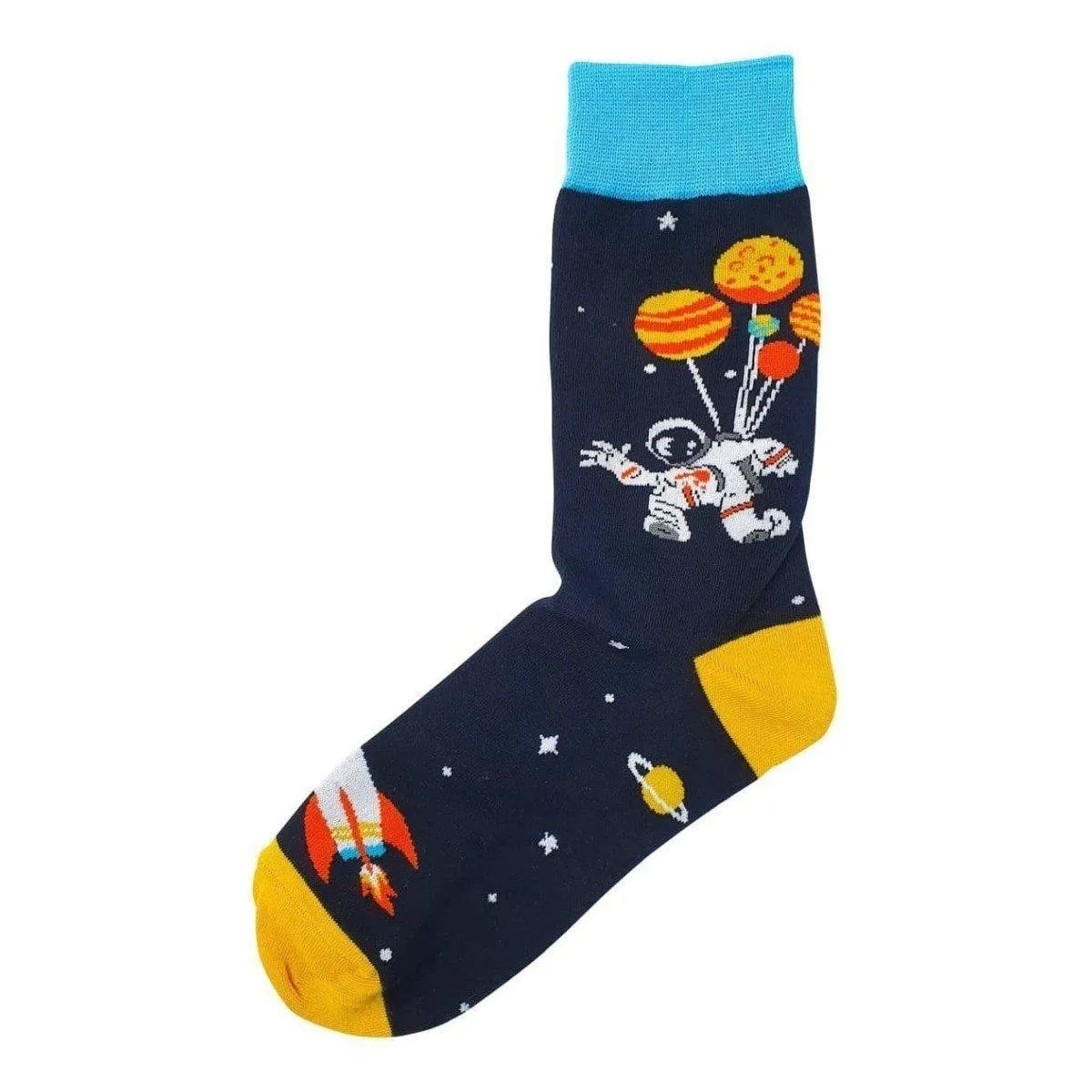 Spaceman with Balloon Socks