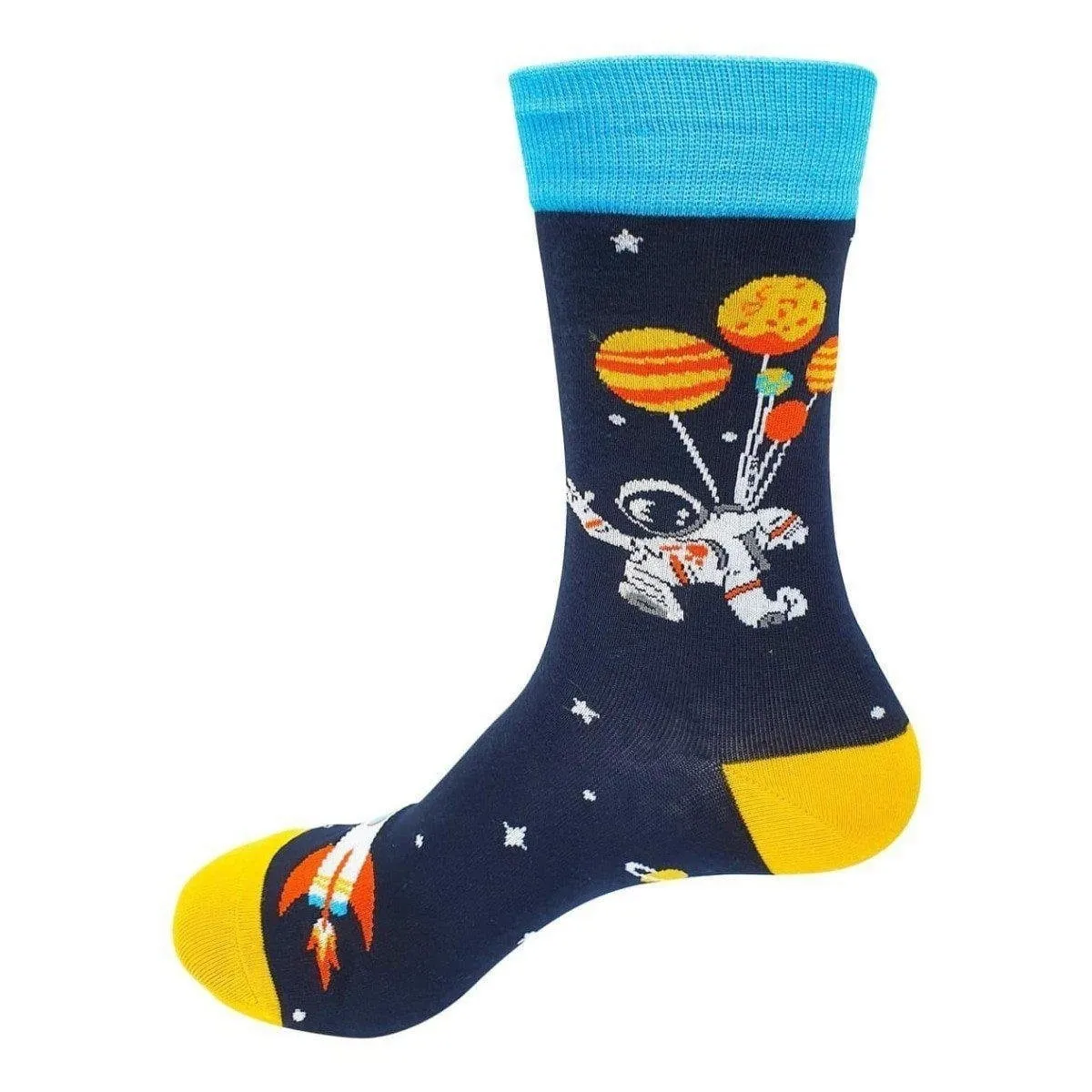 Spaceman with Balloon Socks
