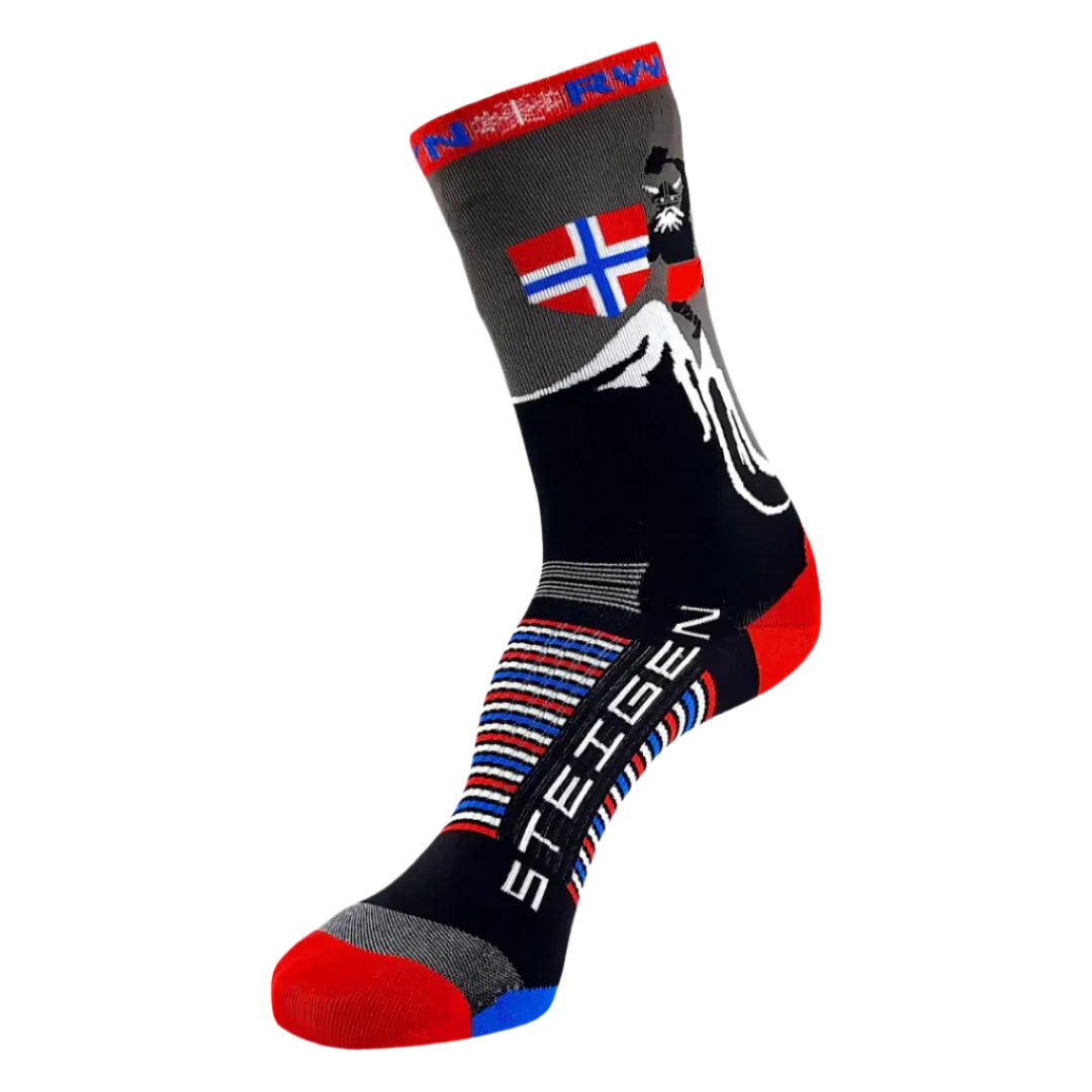 Steigen - Three Quarter Length Running Socks - Norway