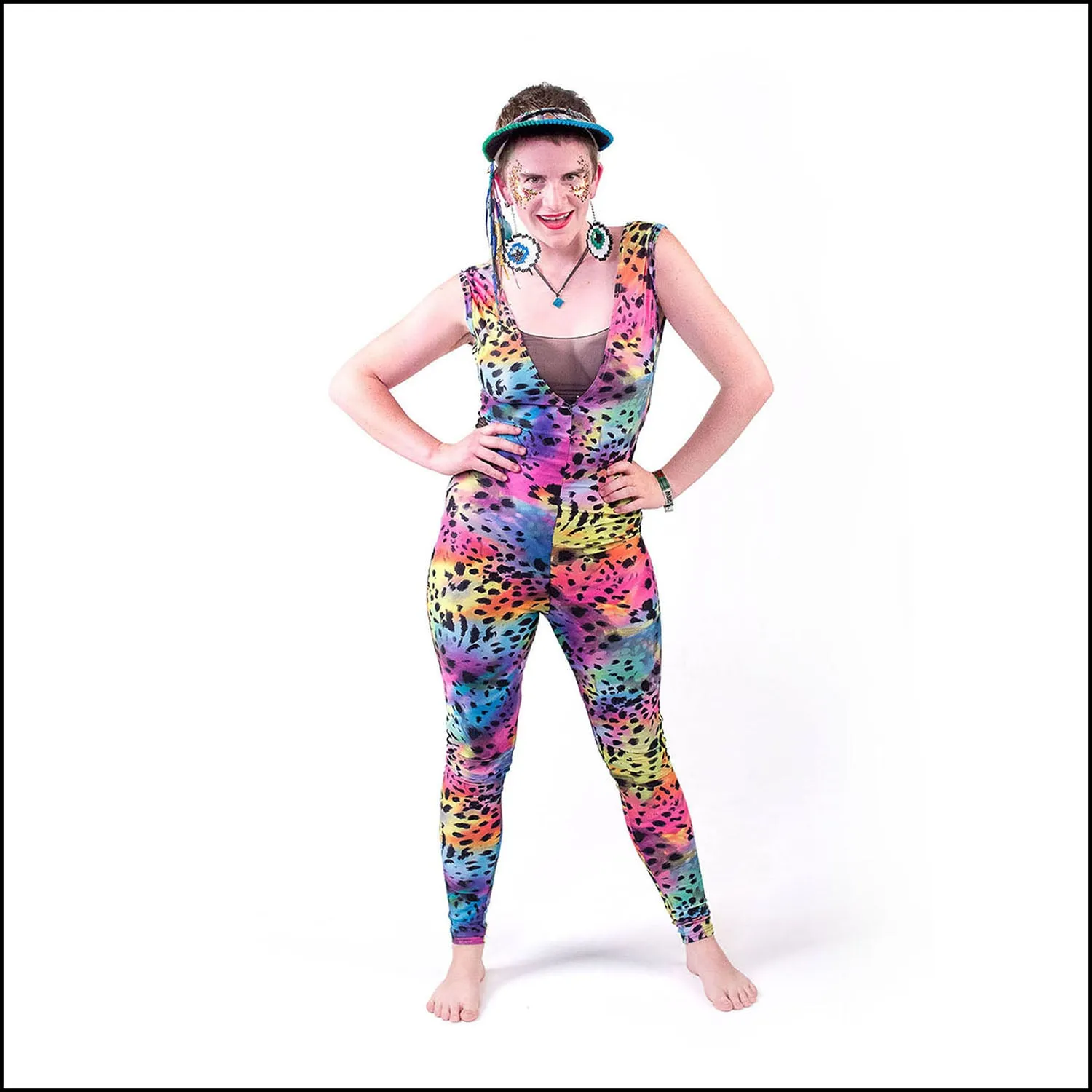 Techno Leopard Catsuit