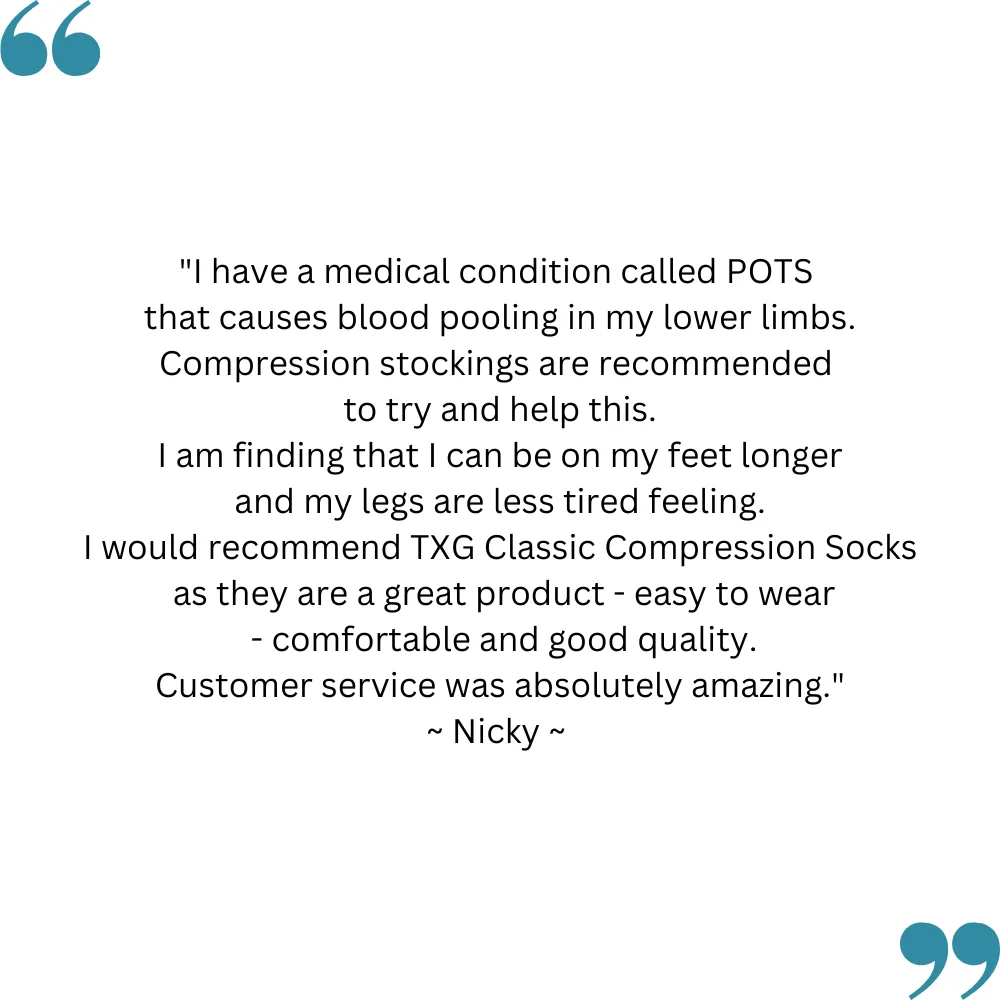 TXG Classic 365  Daily Wear Medical Compression Socks for Optimal Health Support