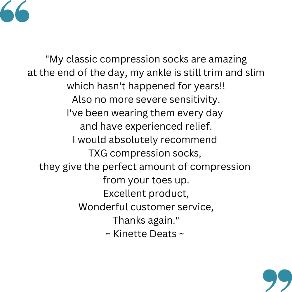 TXG Classic 365  Daily Wear Medical Compression Socks for Optimal Health Support