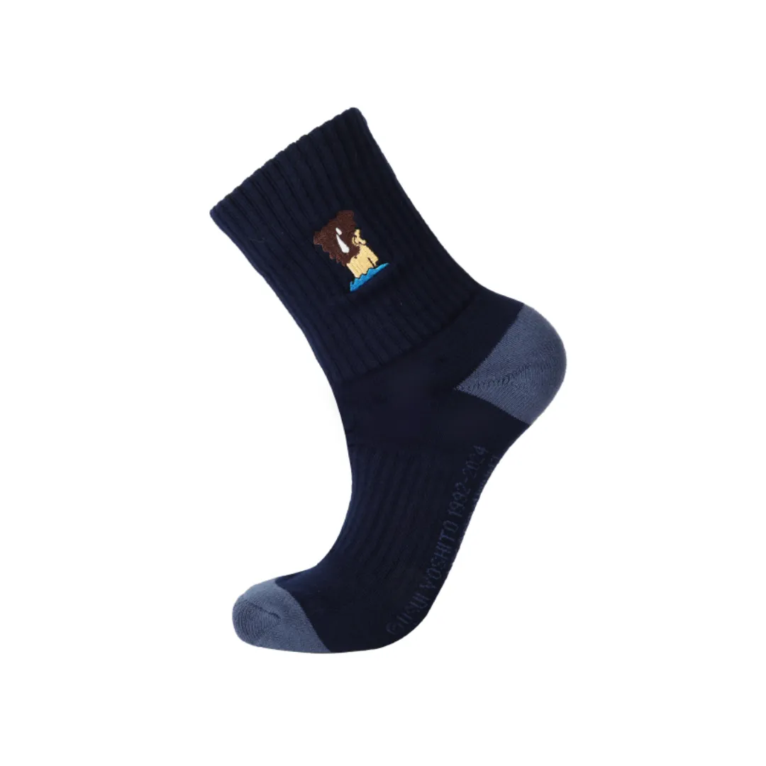 Victor SK4505CS-B Crayon Shinchan Quarter Socks [Blue]