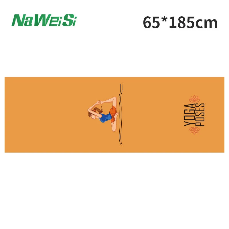 Yoga studio gym equipment towels personal use yogatowel digital printed yoga towels.