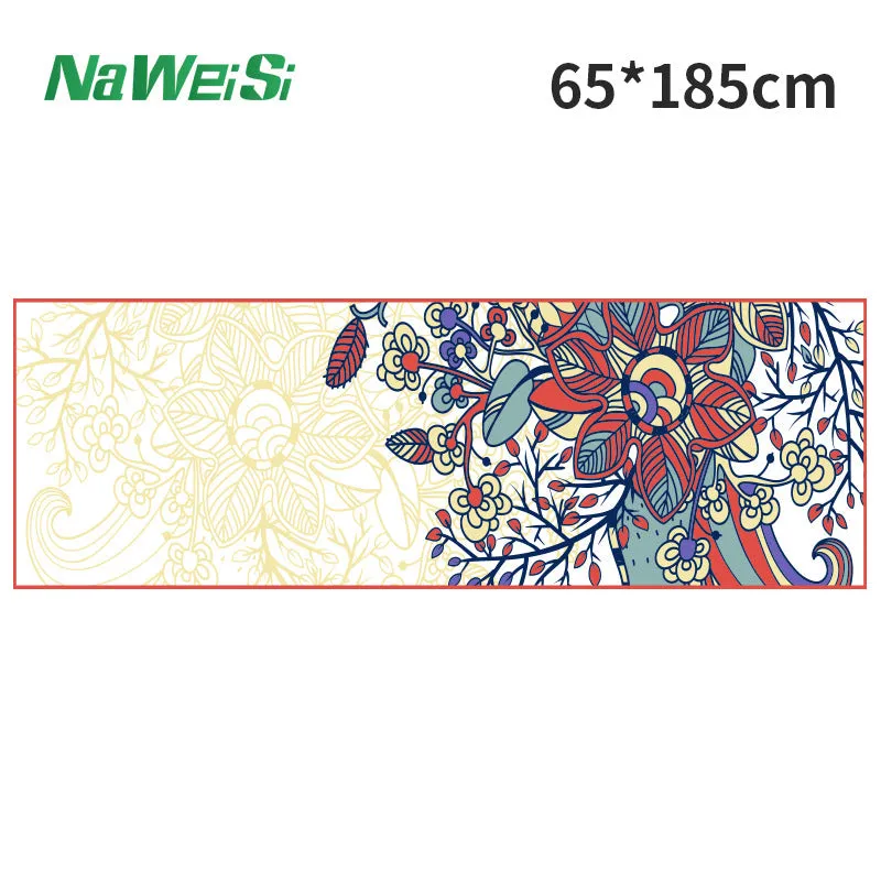Yoga studio gym equipment towels personal use yogatowel digital printed yoga towels.