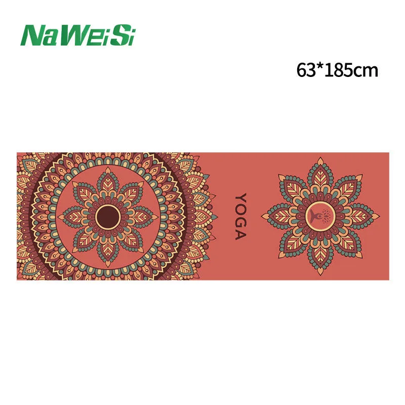 Yoga studio gym equipment towels personal use yogatowel digital printed yoga towels.