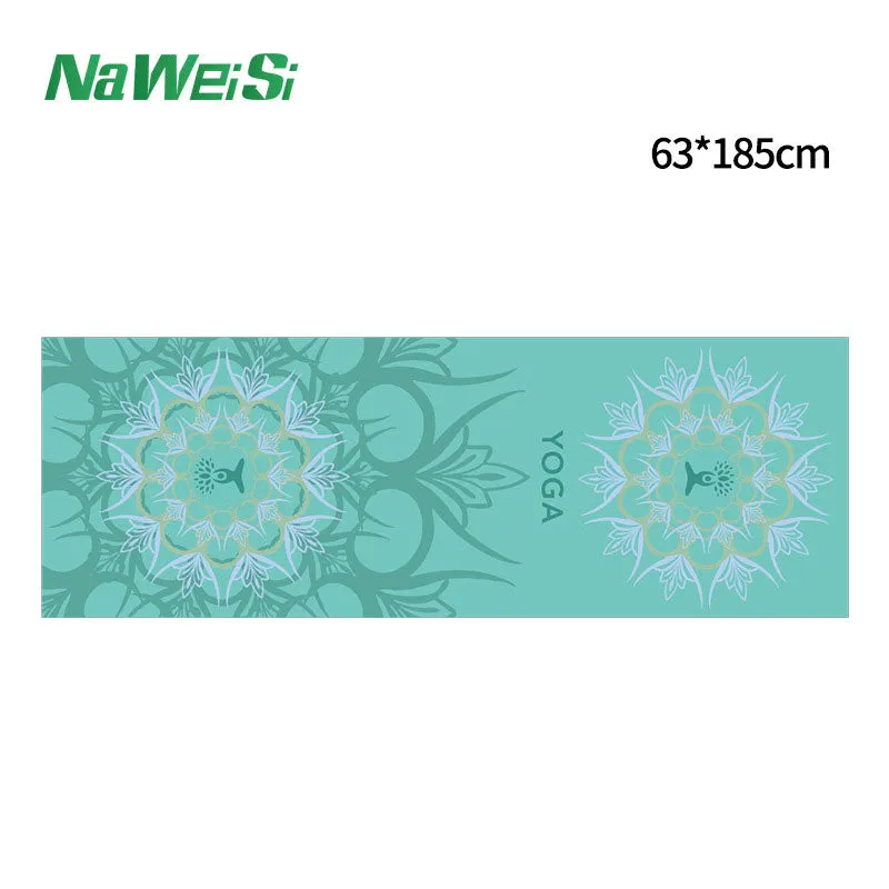 Yoga studio gym equipment towels personal use yogatowel digital printed yoga towels.