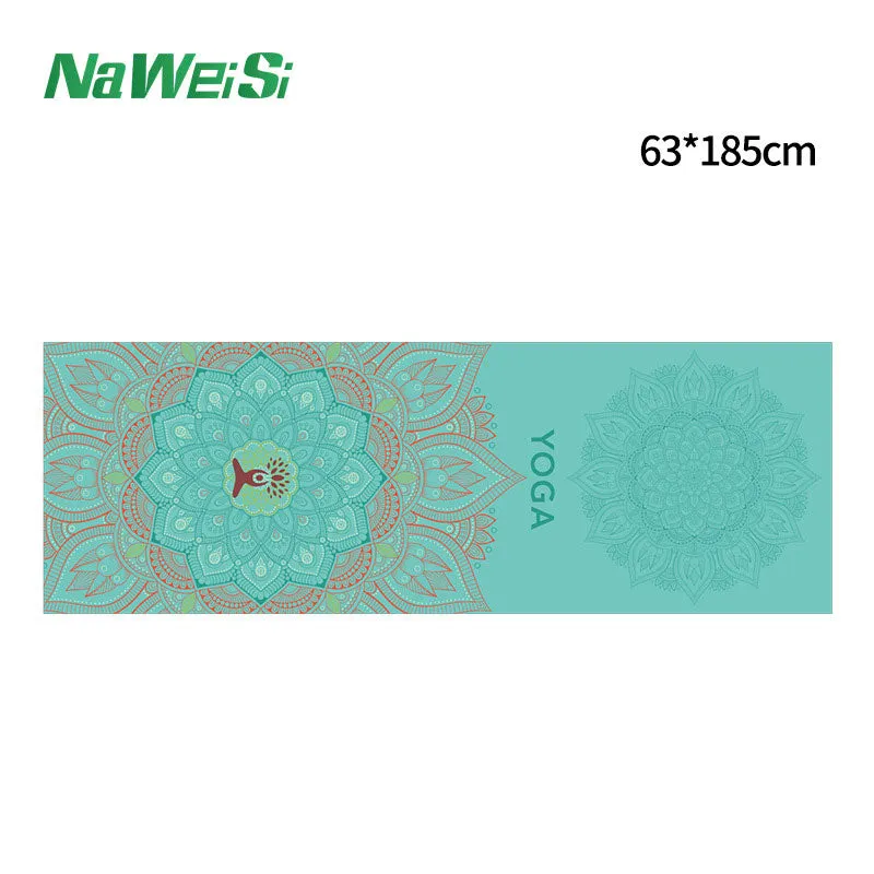 Yoga studio gym equipment towels personal use yogatowel digital printed yoga towels.
