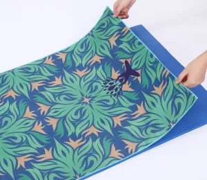 Yoga studio gym equipment towels personal use yogatowel digital printed yoga towels.