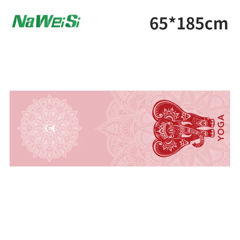 Yoga studio gym equipment towels personal use yogatowel digital printed yoga towels.