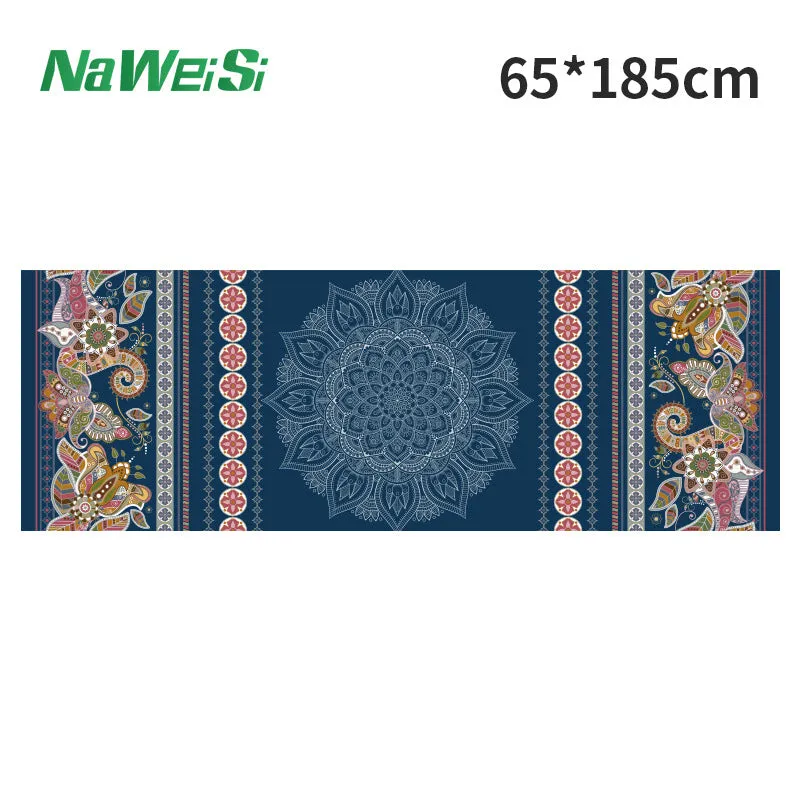 Yoga studio gym equipment towels personal use yogatowel digital printed yoga towels.