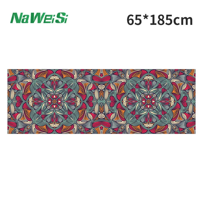 Yoga studio gym equipment towels personal use yogatowel digital printed yoga towels.
