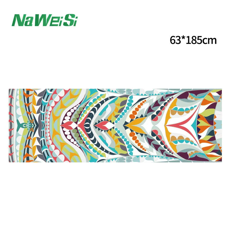 Yoga studio gym equipment towels personal use yogatowel digital printed yoga towels.